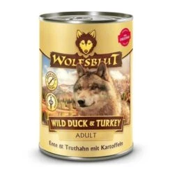 WOLFSBLUT Adult Wild Duck & Turkey 6 X 395 G