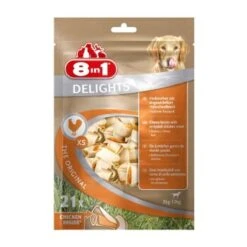 8in1 Delights Os à Mâcher Viande De Poulet En Sachet XS 21 Pièce