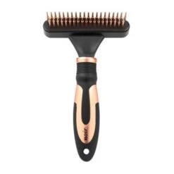 Europet Bernina Râteau De Démêlage NOIR à Dents Rotatives Doubles