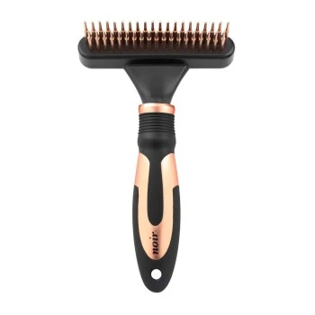 Europet Bernina Râteau De Démêlage NOIR à Dents Rotatives Doubles 3 Europet Bernina Râteau De Démêlage NOIR à Dents Rotatives Doubles