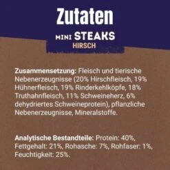 Adventuros Mini Steaks Cerf 7x70 G 11 Adventuros Mini Steaks Cerf 7x70 G -Meilleure Animalerie 1f4cb3dec5b97840b039a102f2e0087719fc49d3 bdbcf252639ee764aae40a0c3f8afb0add9f2422