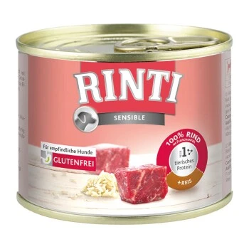 RINTI Sensible 12 X 185 G Bœuf & Riz 3 RINTI Sensible 12 X 185 G Bœuf & Riz