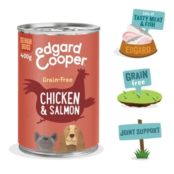 Edgard & Cooper Senior Poulet Et Saumon ASC 6 x 400 g 4 Edgard & Cooper Senior Poulet Et Saumon ASC 6 x 400 g – Image 2