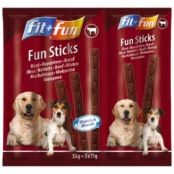 FIT+FUN Bâtonnets 20 X 55 G Bœuf