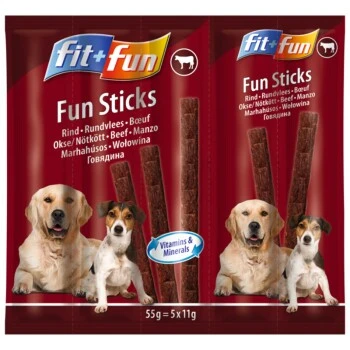 FIT+FUN Bâtonnets 20 X 55 G Bœuf 3 FIT+FUN Bâtonnets 20 X 55 G Bœuf