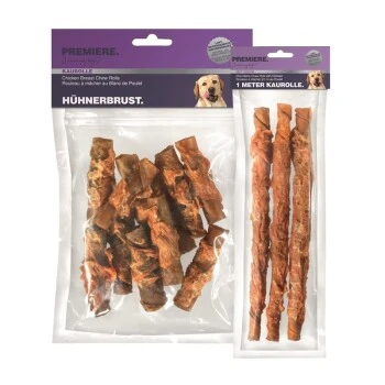 PREMIERE Set De Rouleaux à Mâcher Au Blanc De Poulet 3 PREMIERE Set De Rouleaux à Mâcher Au Blanc De Poulet