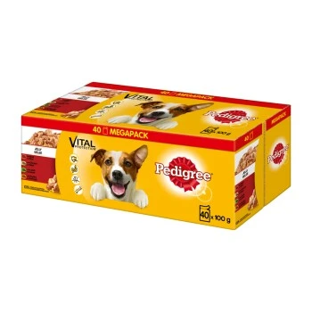 Pedigree Vital Multipack Sachets-portions En Gelée 40 X 100 G 3 Pedigree Vital Multipack Sachets-portions En Gelée 40 X 100 G
