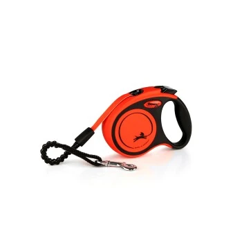 Flexi XTREME Laisse à Enrouleur Orange/noir XS, 3 M