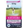 EUKANUBA Nourriture Pour Chiots Sans Céréales Pour Les Races De Petite Et Moyenne Taille 12 kg 1 EUKANUBA Nourriture Pour Chiots Sans Céréales Pour Les Races De Petite Et Moyenne Taille 12 kg -Meilleure Animalerie 51807e027d0b77b67f5d11a00afd0c6dc608dd35 1376534 de DE Eukanuba getreidefrei smallmediumbreed main