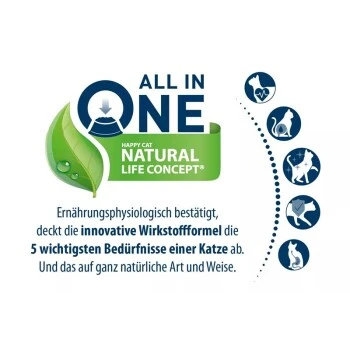 HAPPY CAT Adult Indoor Saumon De L’Atlantique 1,3 Kg 4 HAPPY CAT Adult Indoor Saumon De L’Atlantique 1,3 Kg – Image 2