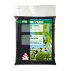 DENNERLE Gravier Quartz 5 Kg Noir