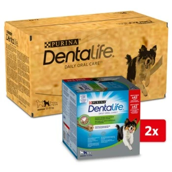DentaLife PURINA Snacks Soins Dentaires Pour Chien Gros Paquet Medium, 84x 3 DentaLife PURINA Snacks Soins Dentaires Pour Chien Gros Paquet Medium, 84x