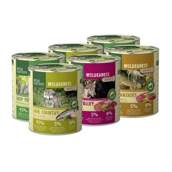 REAL NATURE WILDERNESS Adult Lot Mixte 6x800g Pack Mix 1 3 REAL NATURE WILDERNESS Adult Lot Mixte 6x800g Pack Mix 1