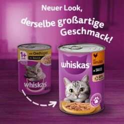 Whiskas Adult 1+ Sauce 12 X 400 G Volaille -Meilleure Animalerie 8ec135e1bddba50c6f692376f35a0e975c177a96 1099235 de DE 04008429033971 C1LM s03 v01 3 4