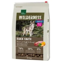 REAL NATURE WILDERNESS Maxi Adult Black Bœuf à L'autruche Et Au Buffle 4 Kg