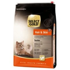 SELECT GOLD Senior Hair & Skin Volaille Au Saumon 3 Kg