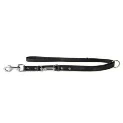 Das Lederband La Laisse En Cuir Weinheim Noir 12 Mm, 2 M