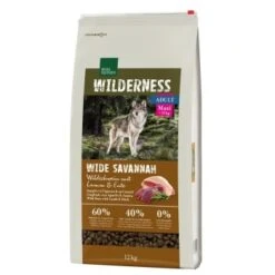 REAL NATURE WILDERNESS Maxi Adult Wide Savannah Avec Sanglier, Agneau Et Canard 12 Kg