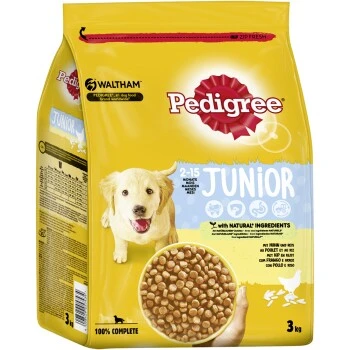 Pedigree Junior Poulet Et Riz 3kg 3 Pedigree Junior Poulet Et Riz 3kg