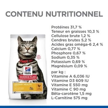 Hill's Science Plan Urinary Health Adult 1+ Avec Du Poulet 1,5 Kg 4 Hill's Science Plan Urinary Health Adult 1+ Avec Du Poulet 1,5 Kg – Image 2