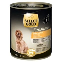 SELECT GOLD Sensitive Junior Poulet Et Riz 6x800 G