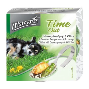MOMENTS Chien Time Out (poulet, Asperge Verte Et Riz Sauvage) 10 X 125 G 3 MOMENTS Chien Time Out (poulet, Asperge Verte Et Riz Sauvage) 10 X 125 G