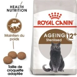 ROYAL CANIN Stérilisé Ageing 12+ Croquettes Chat 2 Kg