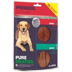 PREMIERE Pure Meaties XXL Canard Et Bœuf 4 X 250 G Kit Promotionnel