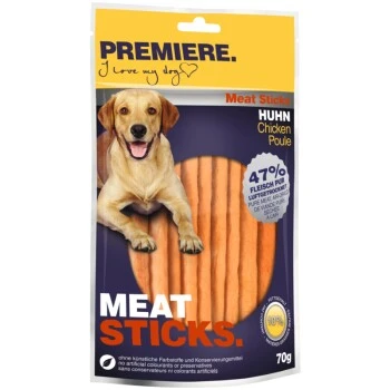 PREMIERE Meat Sticks 6 X 70 G Poulet 3 PREMIERE Meat Sticks 6 X 70 G Poulet