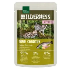 REAL NATURE WILDERNESS Kitten 12 X 85 G True Country Poulet Et Saumon