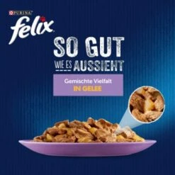 Felix Aussi Bon Que Beau 120x85 g Variétés Panachées En Gelée 13 Felix Aussi Bon Que Beau 120x85 g Variétés Panachées En Gelée -Meilleure Animalerie e7793260dd590430e8858f7cc403834a6e72c36d cec0c75388d53814bc555e346c22872db6608a21