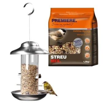 AniOne Colonne à Aliment Avec Premiere Mélanges De Graines 3 AniOne Colonne à Aliment Avec Premiere Mélanges De Graines