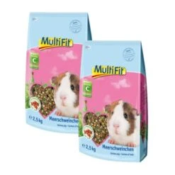 MultiFit Nourriture Pour Rongeurs Pour Cochons D’Inde 2x2,5 Kg
