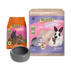 MultiFit Lapins Nains Set Gadeau à 3pce.