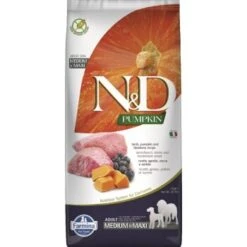 Farmina N&D Dog PUMPKIN Agneau, Potiron Et Myrtille ADULT Medium/Maxi 12kg