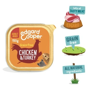 Edgard & Cooper Adult 11x150g Poulet Juteux Et Dinde 4 Edgard & Cooper Adult 11x150g Poulet Juteux Et Dinde – Image 2