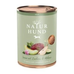 NATUR HUND NATURHUND Adult Sans Céréales 6 X 400 G Agneau Aux Courgettes Et Au Melon
