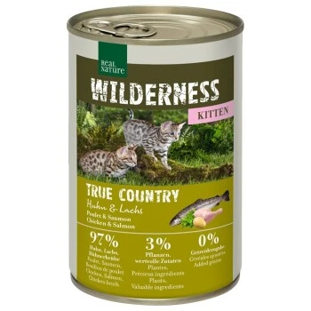 REAL NATURE WILDERNESS Chatons True Country Huhn & Lachs 6x400 G 3 REAL NATURE WILDERNESS Chatons True Country Huhn & Lachs 6x400 G