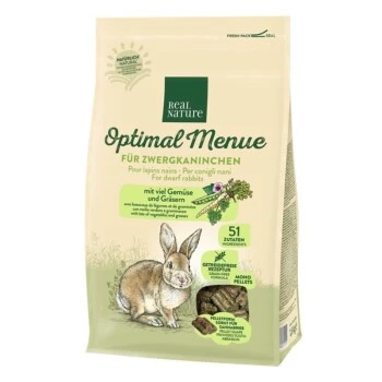 REAL NATURE « Optimal Menue » Pour Lapins Nains 1,5kg 3 REAL NATURE « Optimal Menue » Pour Lapins Nains 1,5kg